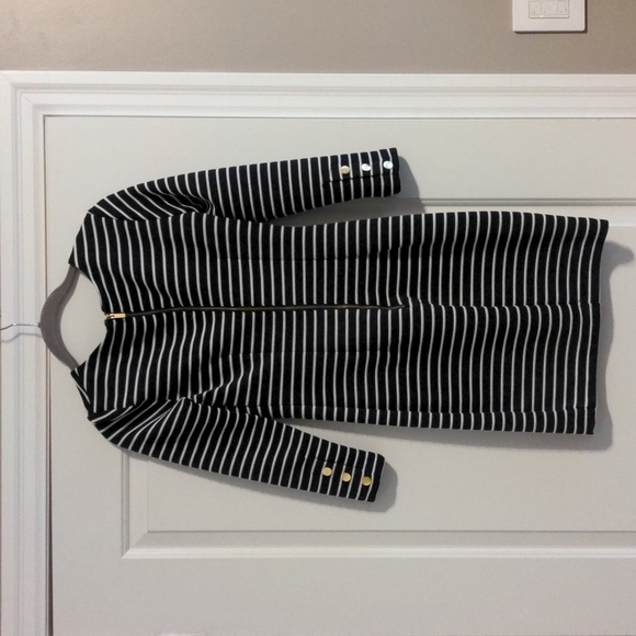 Dynamite black and white striped dress - Picture 2 of 3